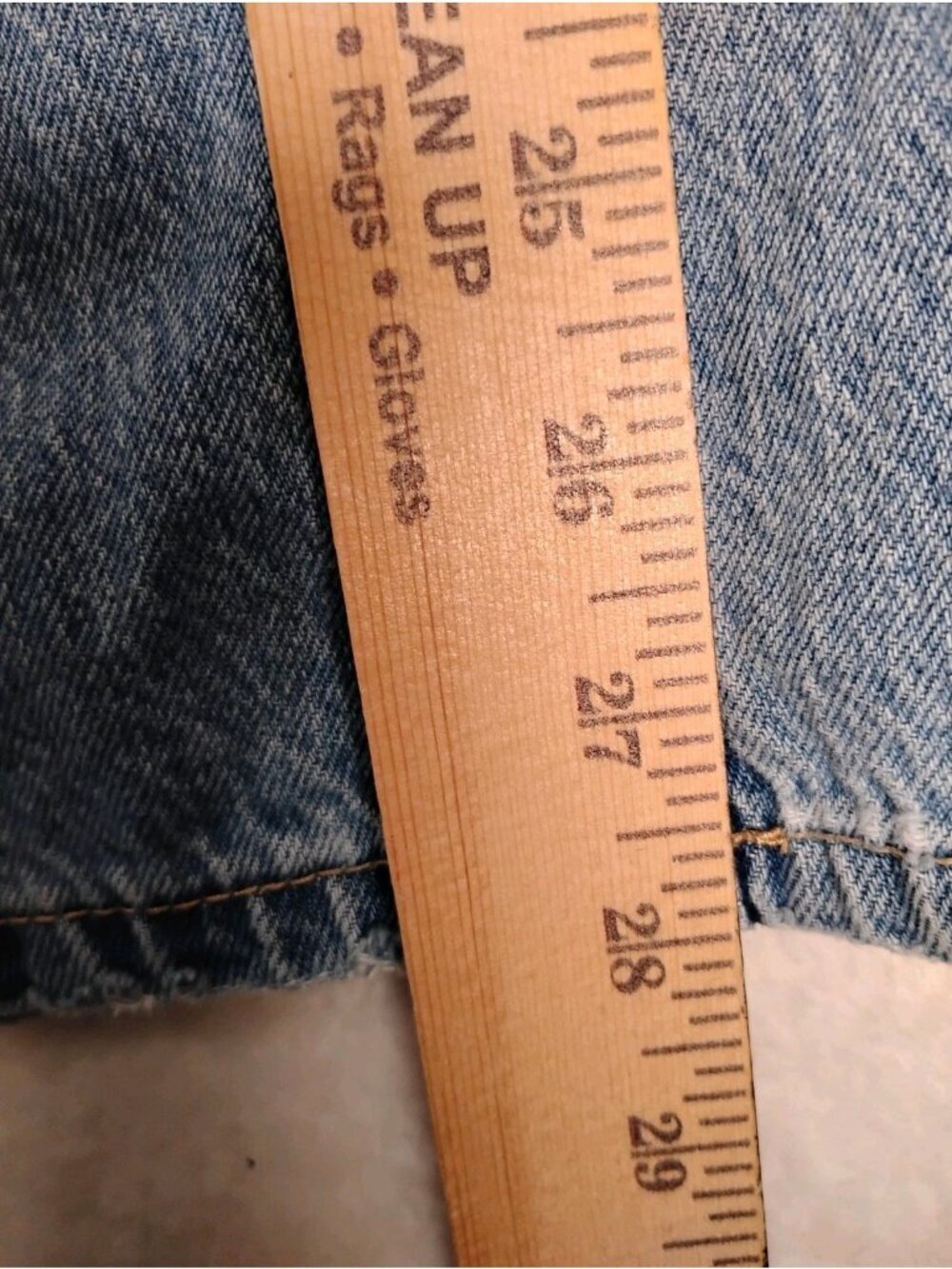 Aeropostale Womens Baggy Flare Jeans Retro Y2K 90s School 14 Short Medium Wash - Picture 9 of 11